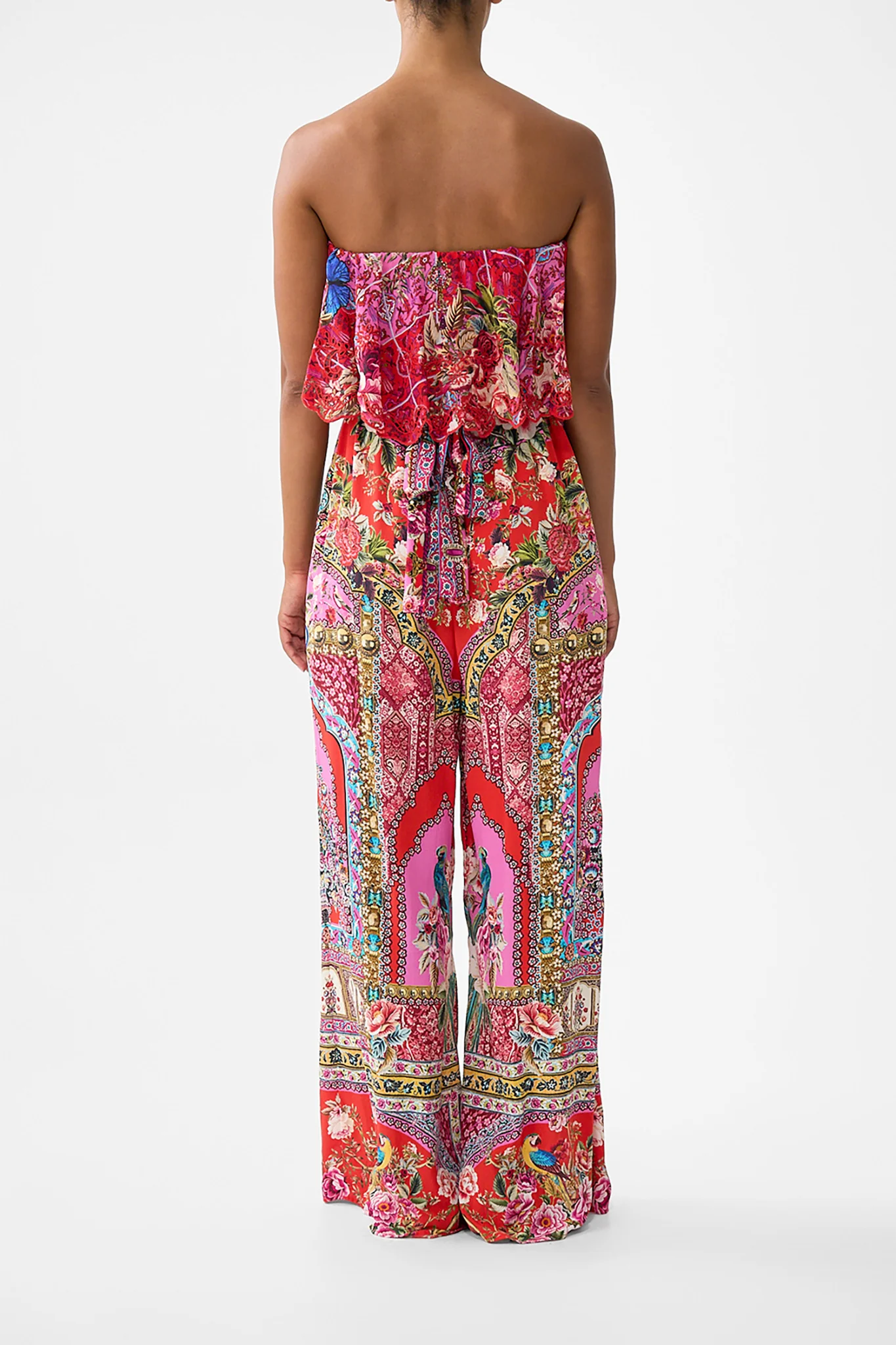 STRAPLESS JUMPSUIT WITH FRILL HEIRLOOM EMPIRE - Image 2