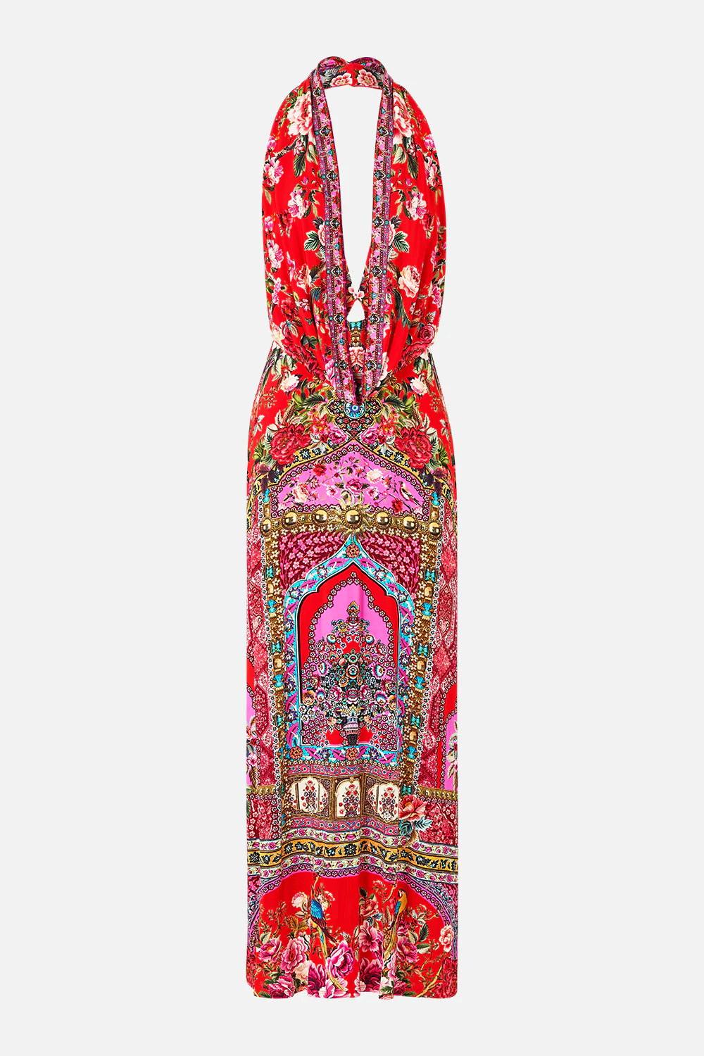 DEEP COWL PLUNGE DRESS HEIRLOOM EMPIRE - Image 3