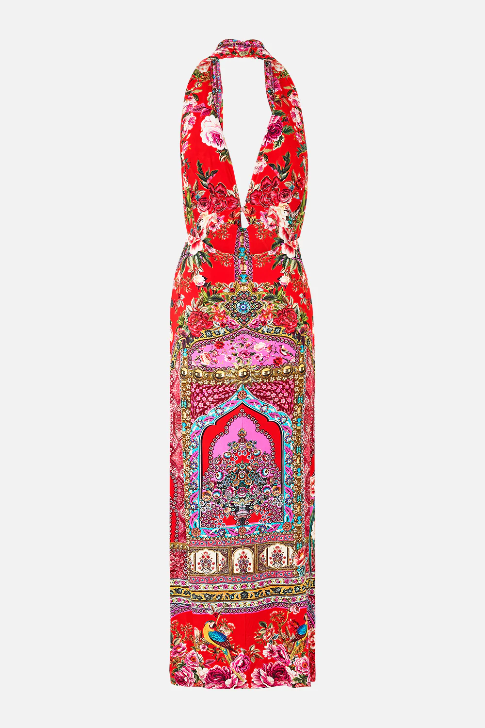 DEEP COWL PLUNGE DRESS HEIRLOOM EMPIRE - Image 7