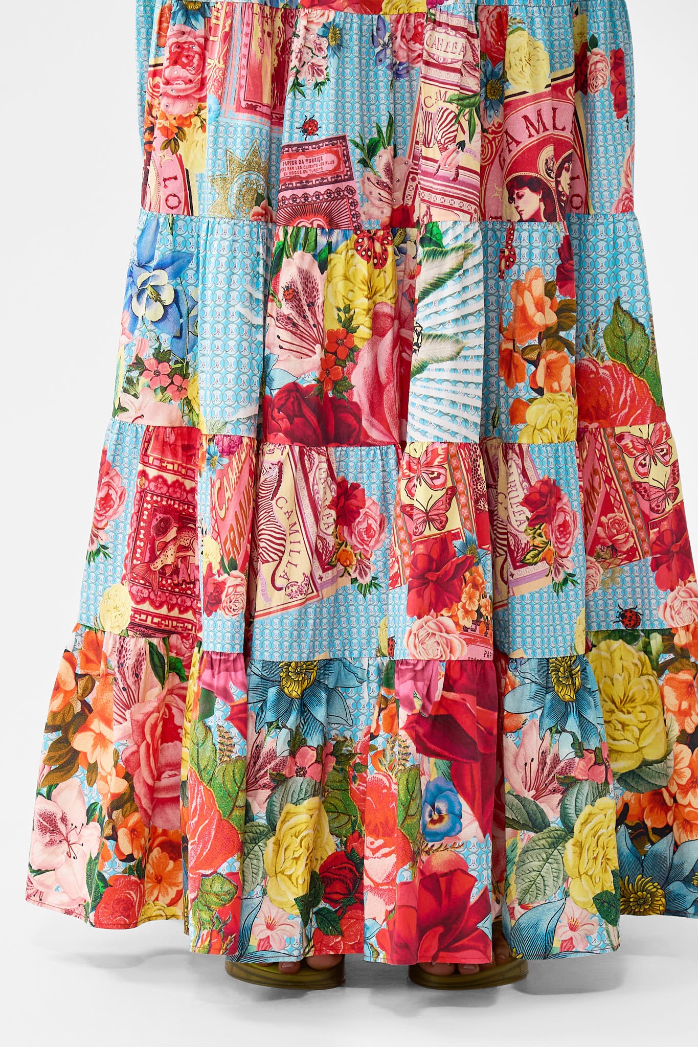 JERSEY SPLICED TIERED SKIRT PAPERS AND CURIOUS CAPERS - Image 5