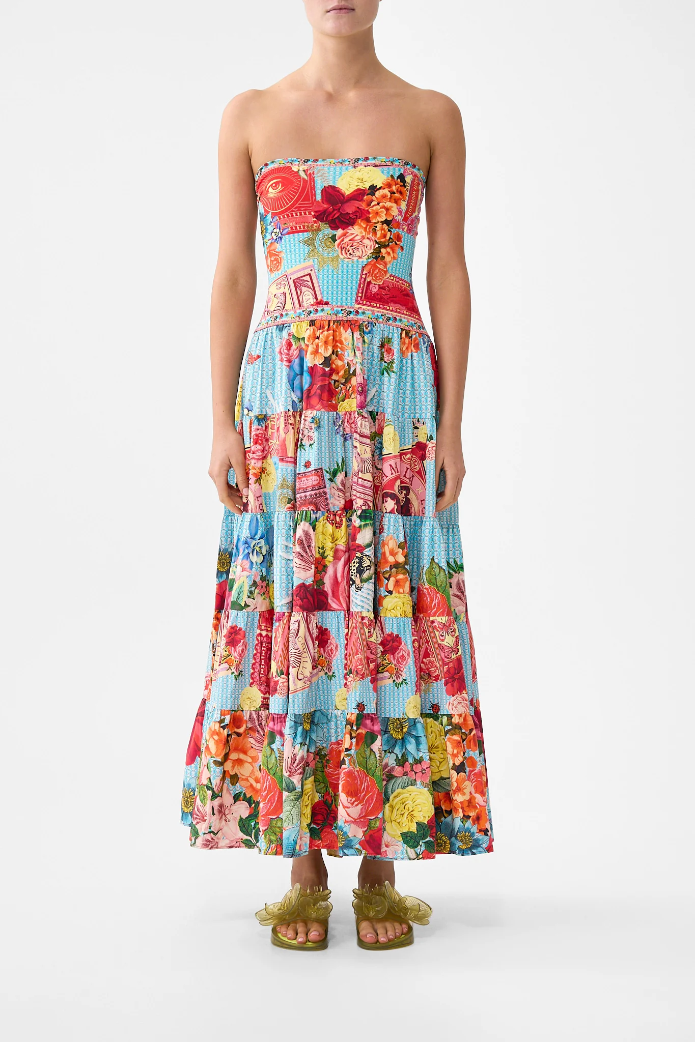 JERSEY SPLICED TIERED SKIRT PAPERS AND CURIOUS CAPERS - Image 6
