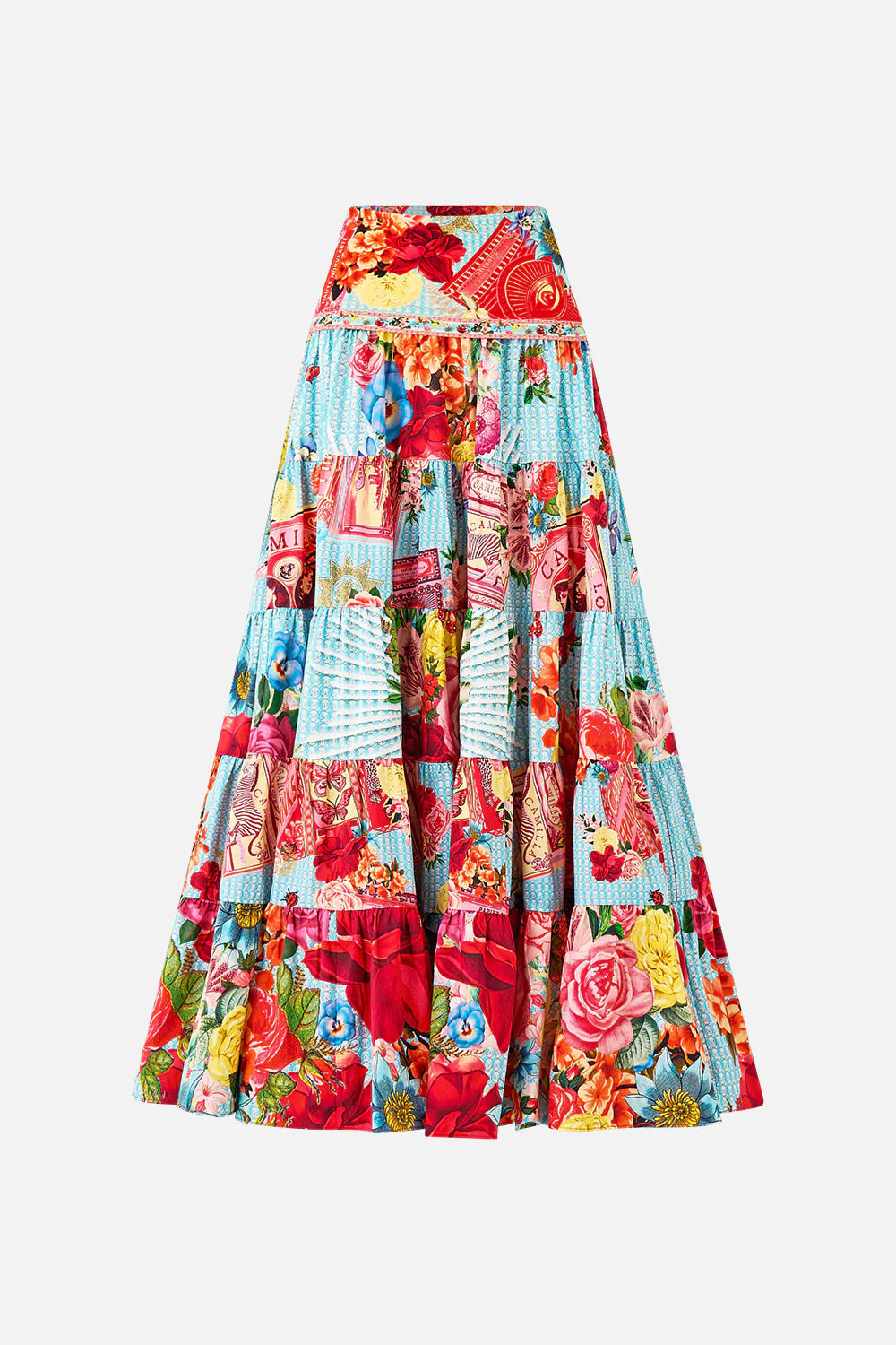 JERSEY SPLICED TIERED SKIRT PAPERS AND CURIOUS CAPERS - Image 7