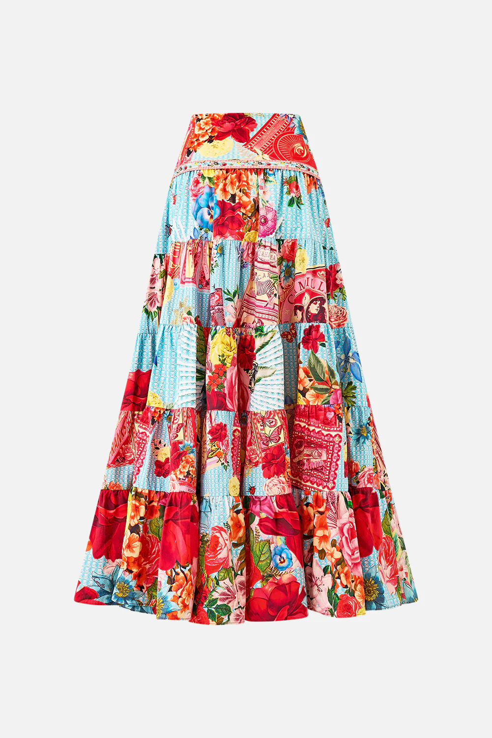 JERSEY SPLICED TIERED SKIRT PAPERS AND CURIOUS CAPERS - Image 8