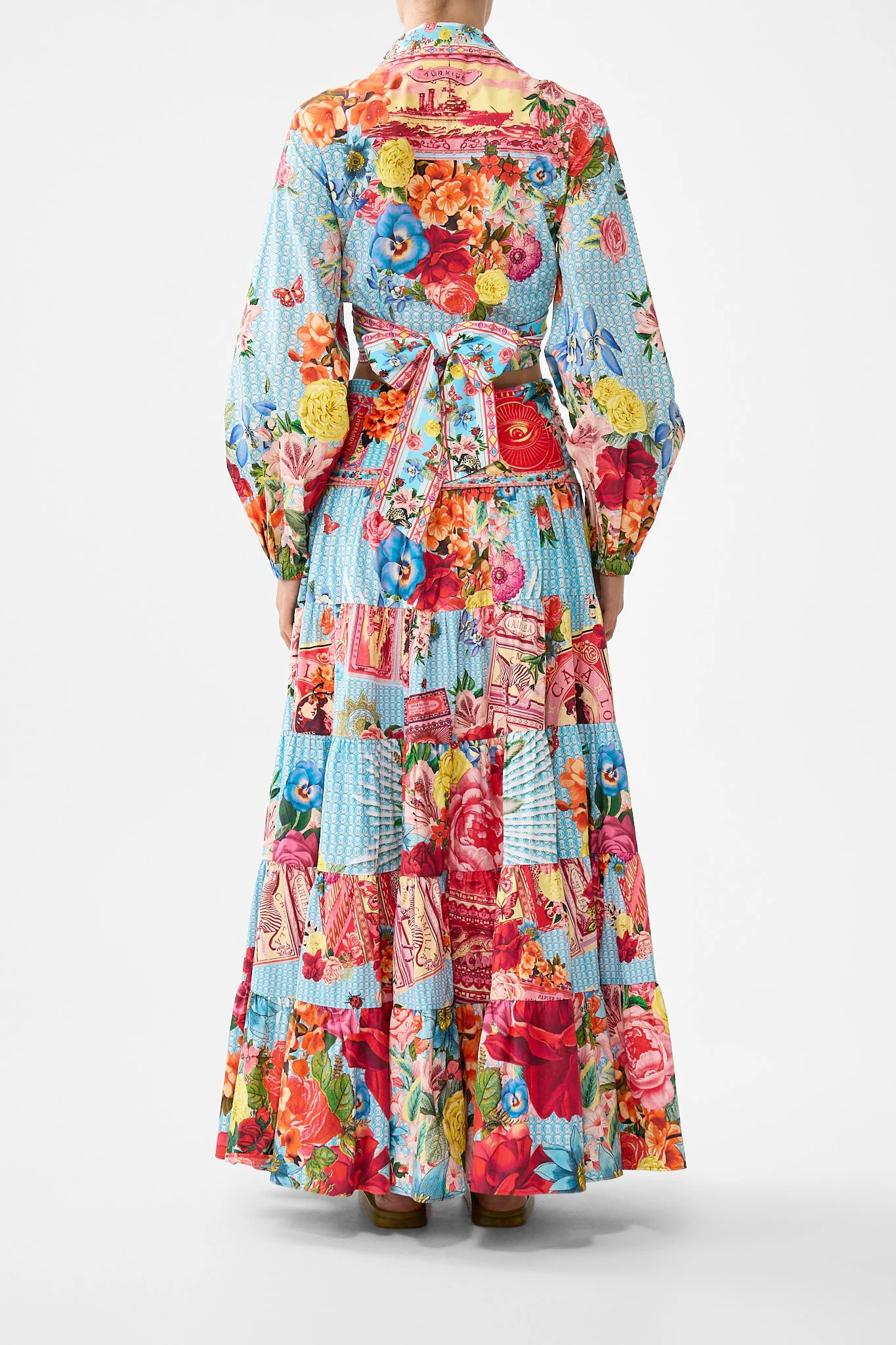 CROPPED WRAP SHIRT PAPERS AND CURIOUS CAPERS - Image 2