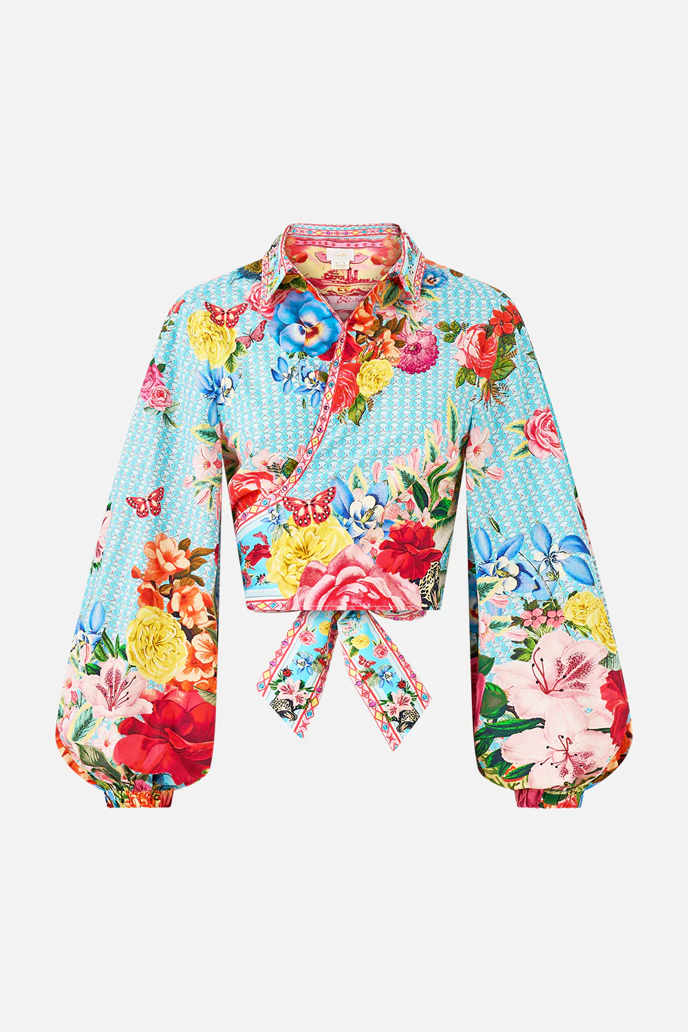 CROPPED WRAP SHIRT PAPERS AND CURIOUS CAPERS - Image 3
