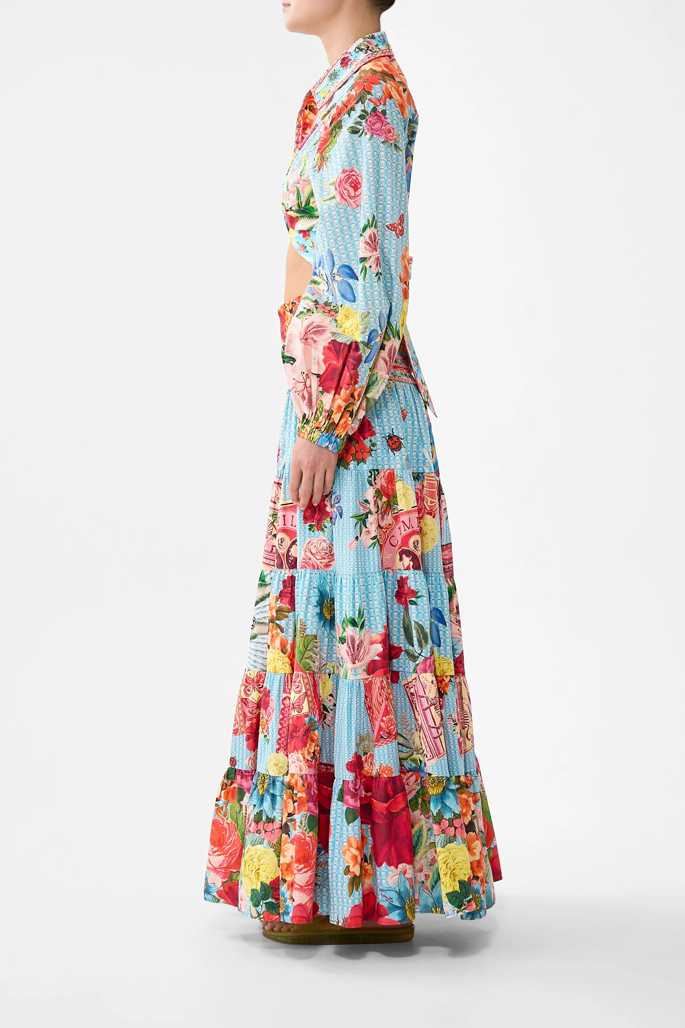CROPPED WRAP SHIRT PAPERS AND CURIOUS CAPERS - Image 4
