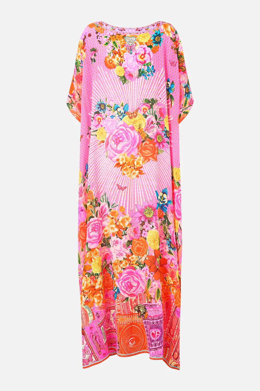 ROUND NECK KAFTAN ILLUSTRATION NATION - Image 7
