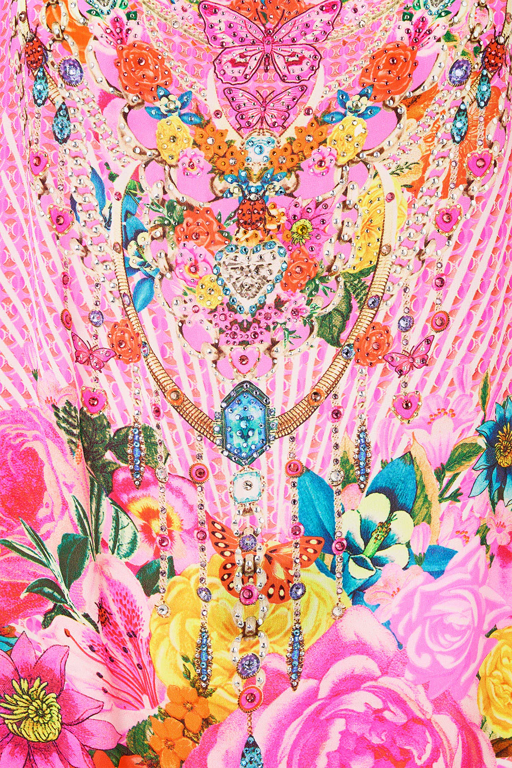 ROUND NECK KAFTAN ILLUSTRATION NATION - Image 8