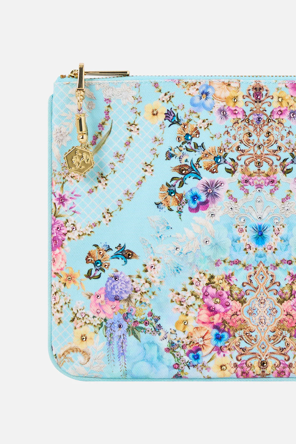 SMALL CANVAS CLUTCH BAZAAR BLOOMS - Image 3