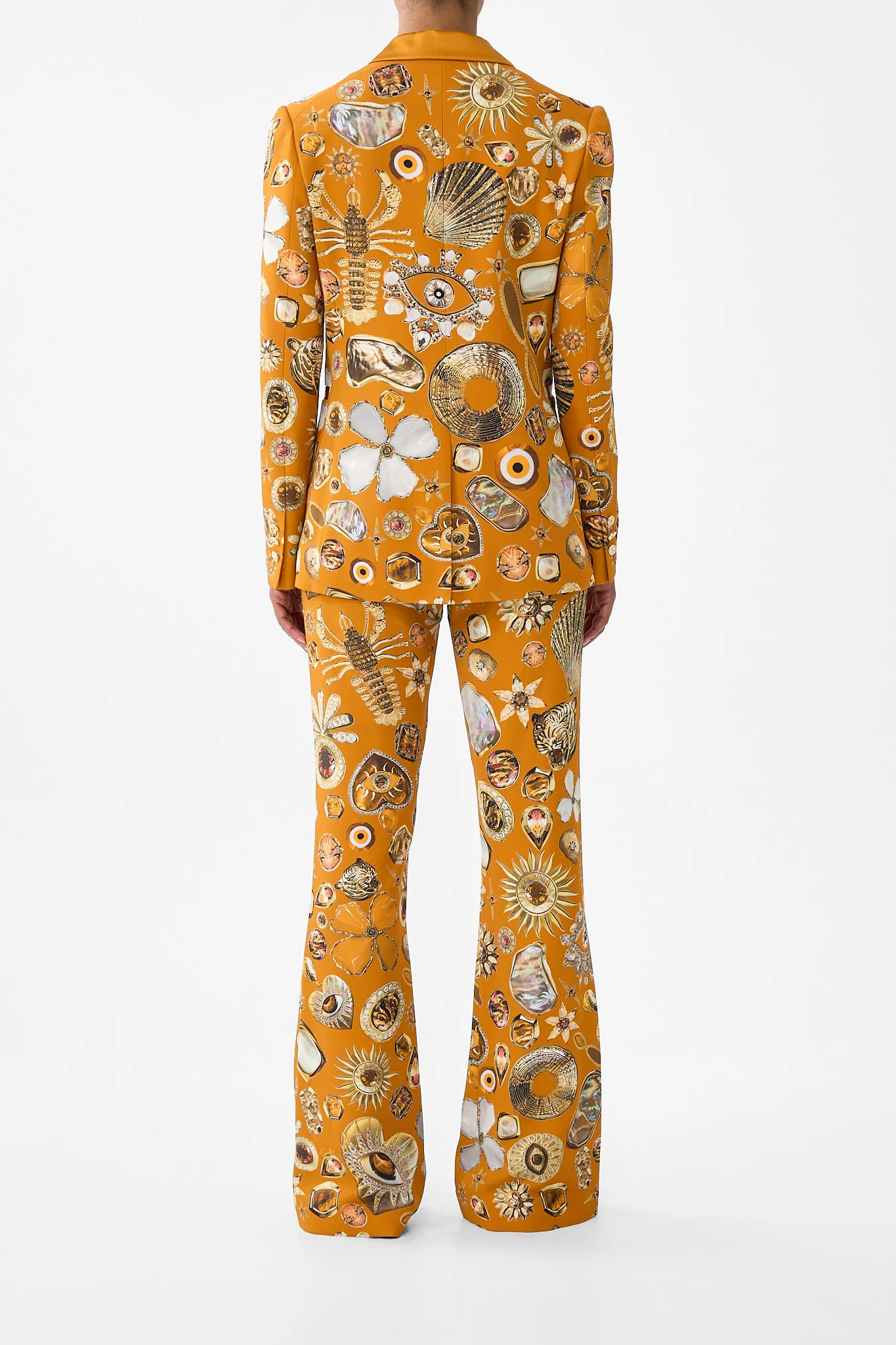 SINGLE BREASTED PEAK COLLAR BLAZER TALISMANS OF TURKIYE - Image 2