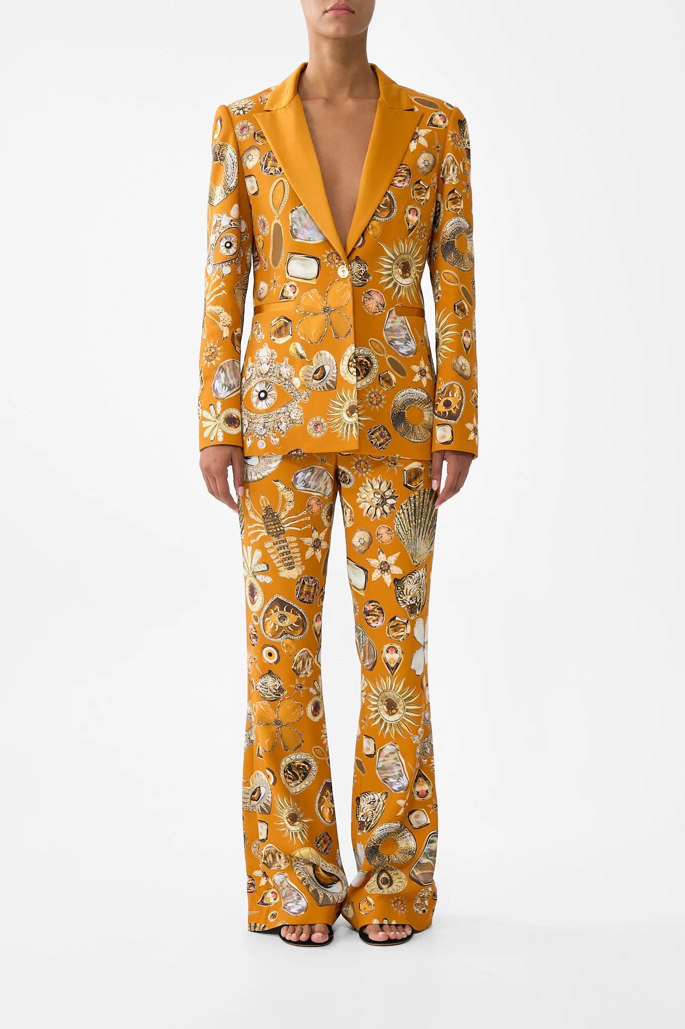 FLARE TROUSER WITH SEAM DETAIL TALISMANS OF TURKIYE