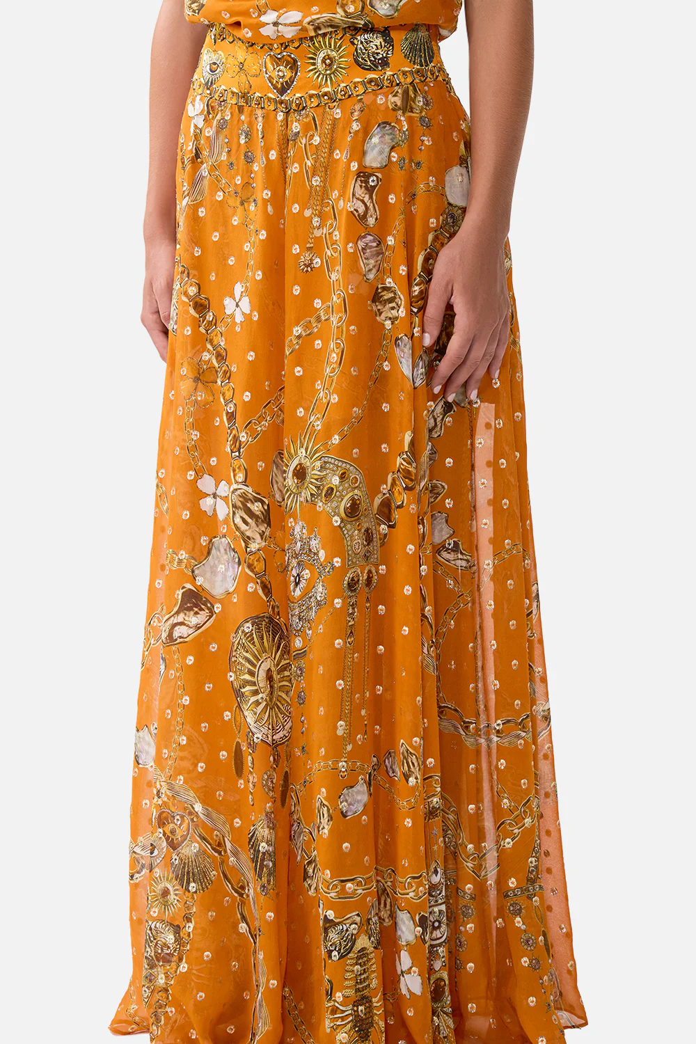 SHEER WIDE LEG PANT TALISMANS OF TURKIYE - Image 5