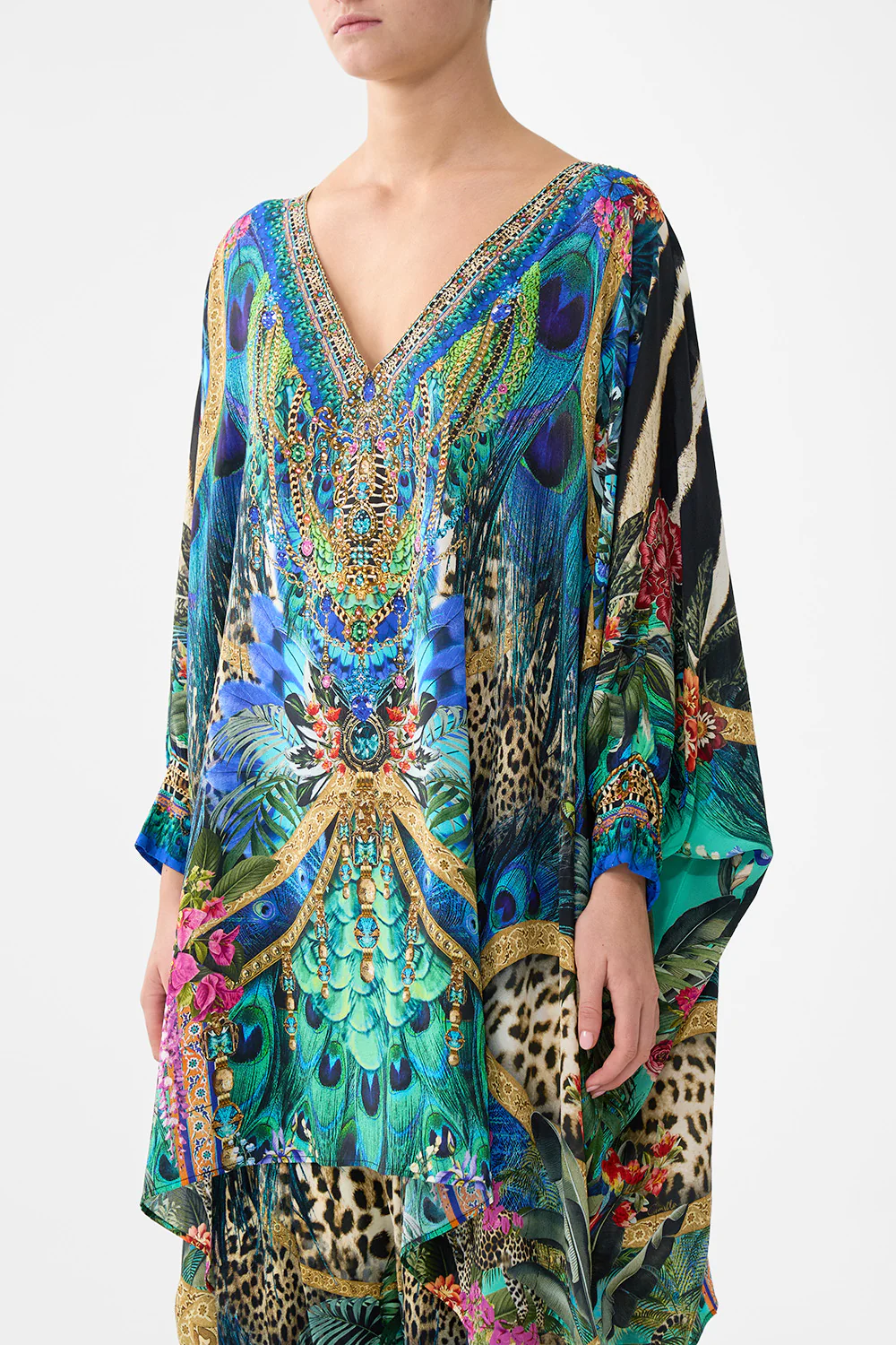 SHORT KAFTAN WITH CUFF ANIMAL ALCHEMY - Image 5
