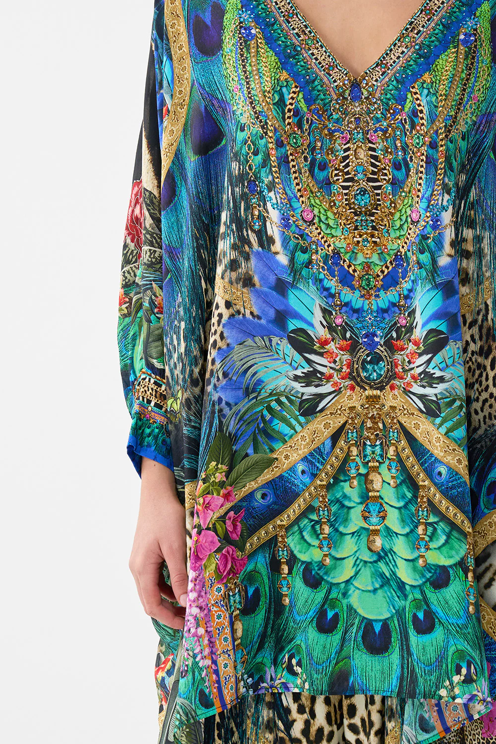 SHORT KAFTAN WITH CUFF ANIMAL ALCHEMY - Image 6