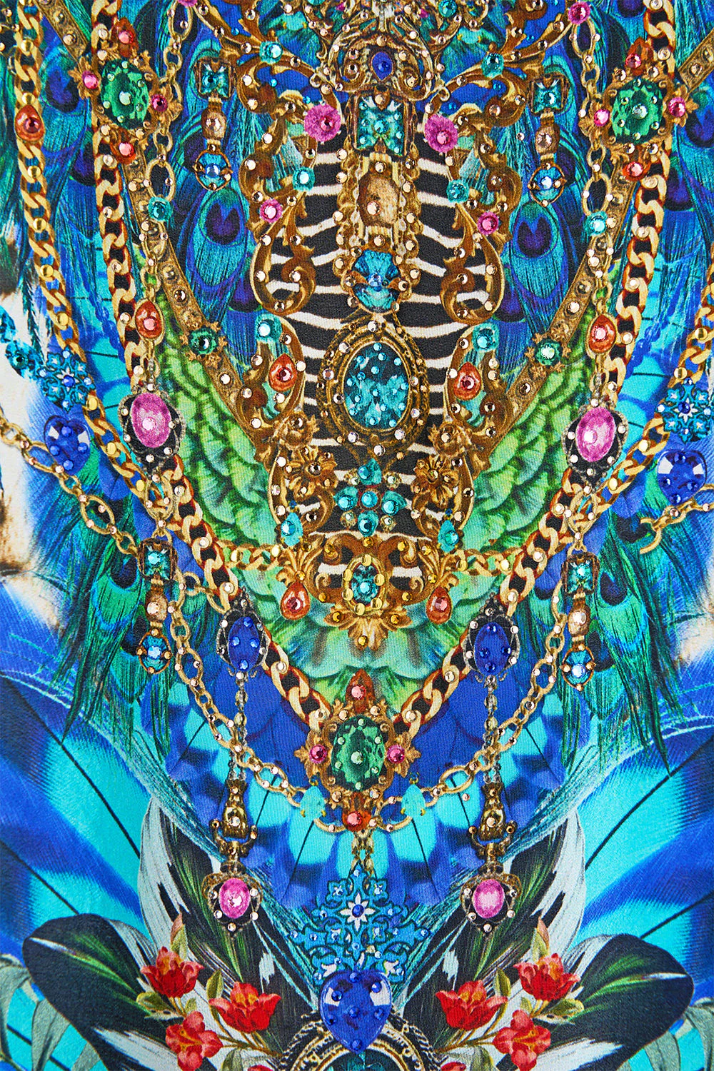 SHORT KAFTAN WITH CUFF ANIMAL ALCHEMY - Image 8