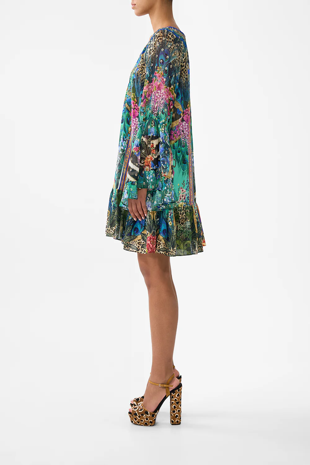 A-LINE FRILL DRESS ANIMAL ALCHEMY - Image 4