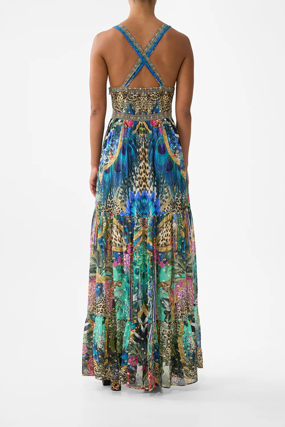 BEAD STRAP GATHERED PANEL DRESS ANIMAL ALCHEMY - Image 2
