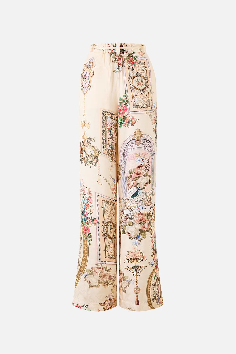 SOFT WIDE LEG PANT WITH TIE DETAIL TWILIGHT IN ISTANBUL - Image 6