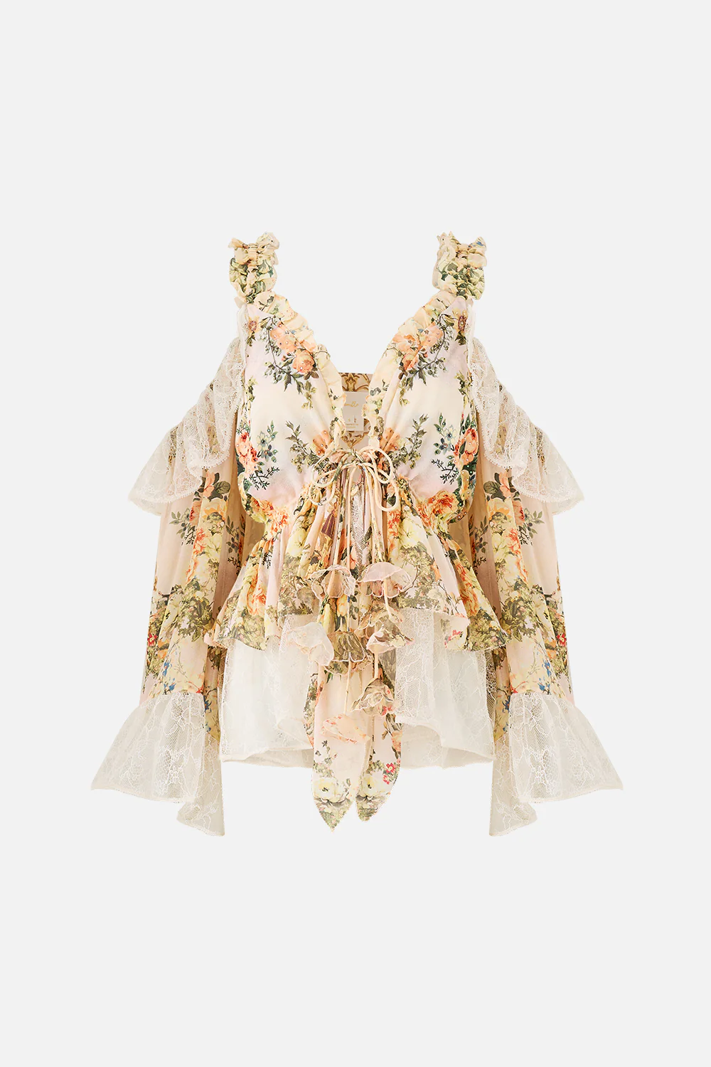 COLD SHOULDER RUFFLE TOP TWILIGHT IN ISTANBUL - Image 3