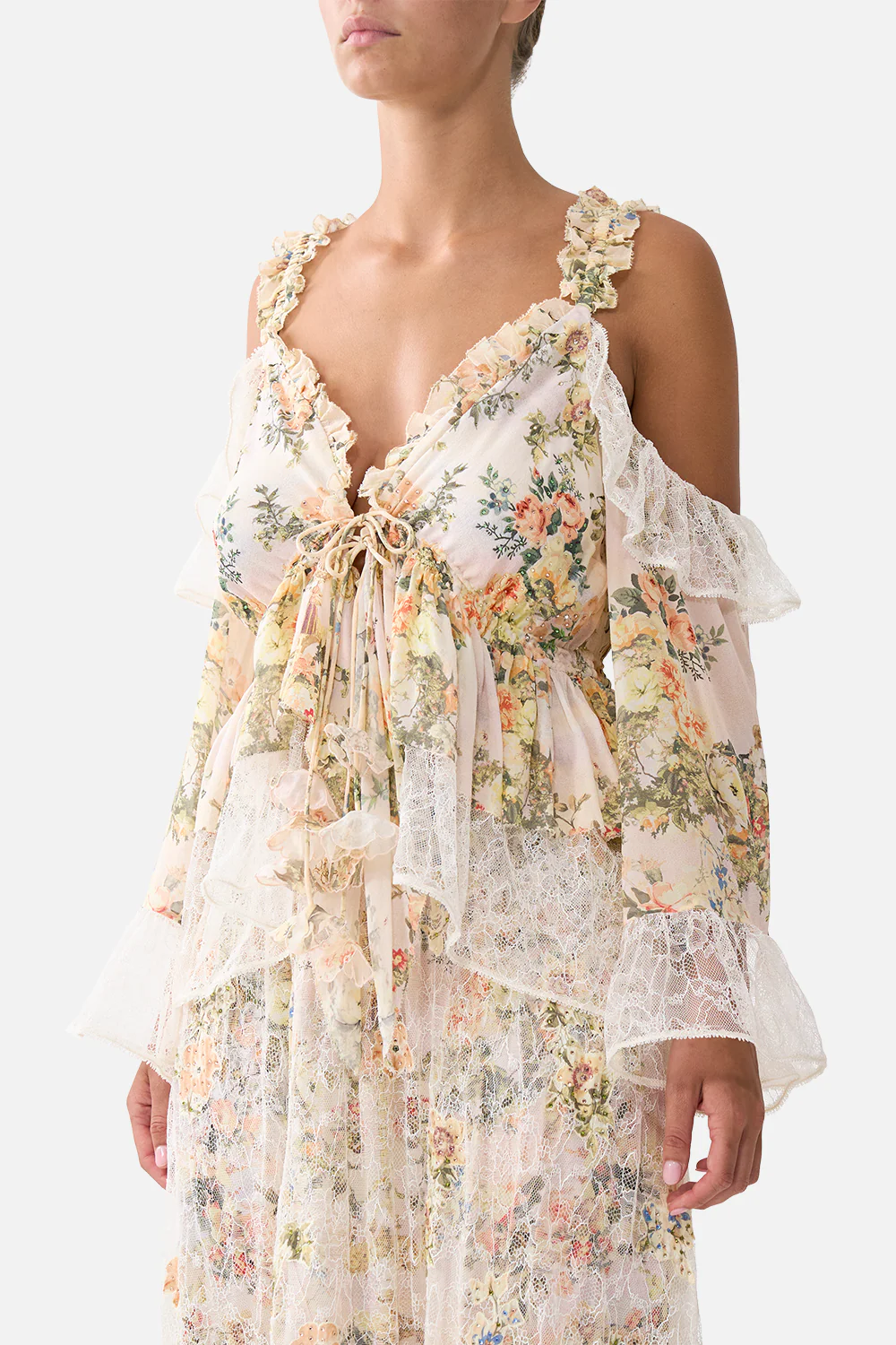 COLD SHOULDER RUFFLE TOP TWILIGHT IN ISTANBUL - Image 5