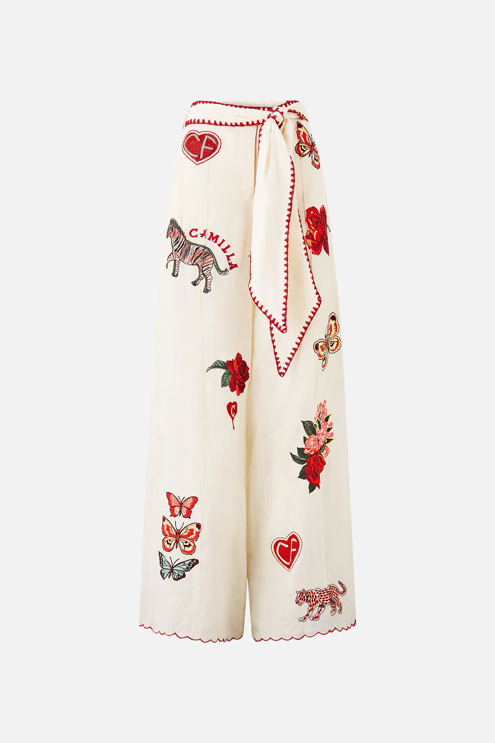 SCARF BELT WIDE LEG PANT HIGH CLASS HOOKAH - Image 3