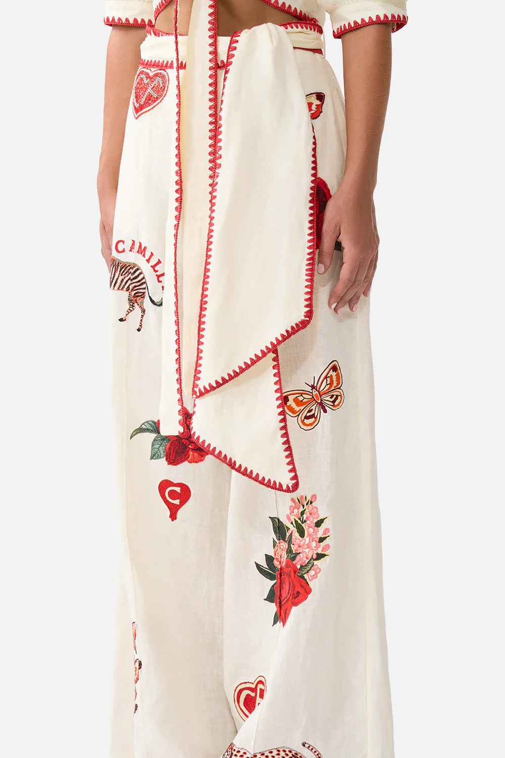 SCARF BELT WIDE LEG PANT HIGH CLASS HOOKAH - Image 5