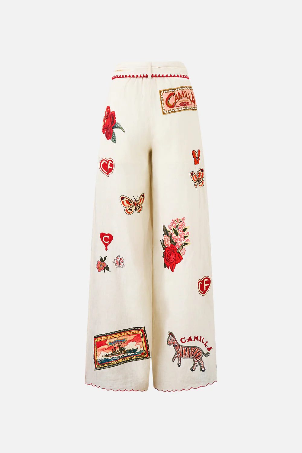 SCARF BELT WIDE LEG PANT HIGH CLASS HOOKAH - Image 6