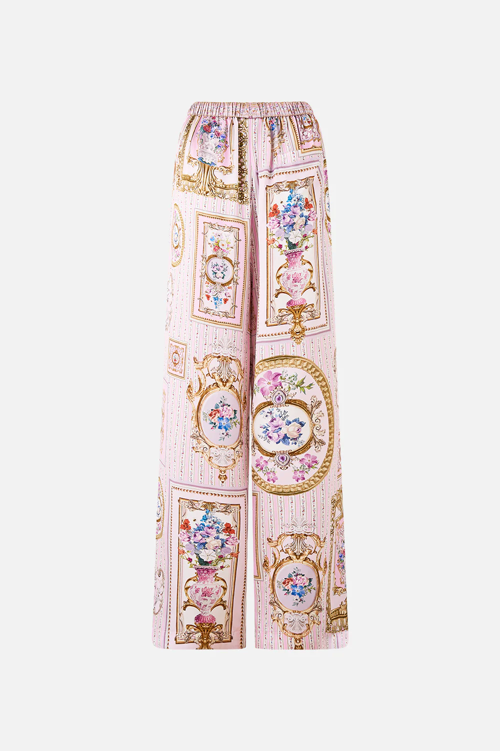 BUTTON FRONT LOUNGE PANT PALATIAL PASTELS - Image 6
