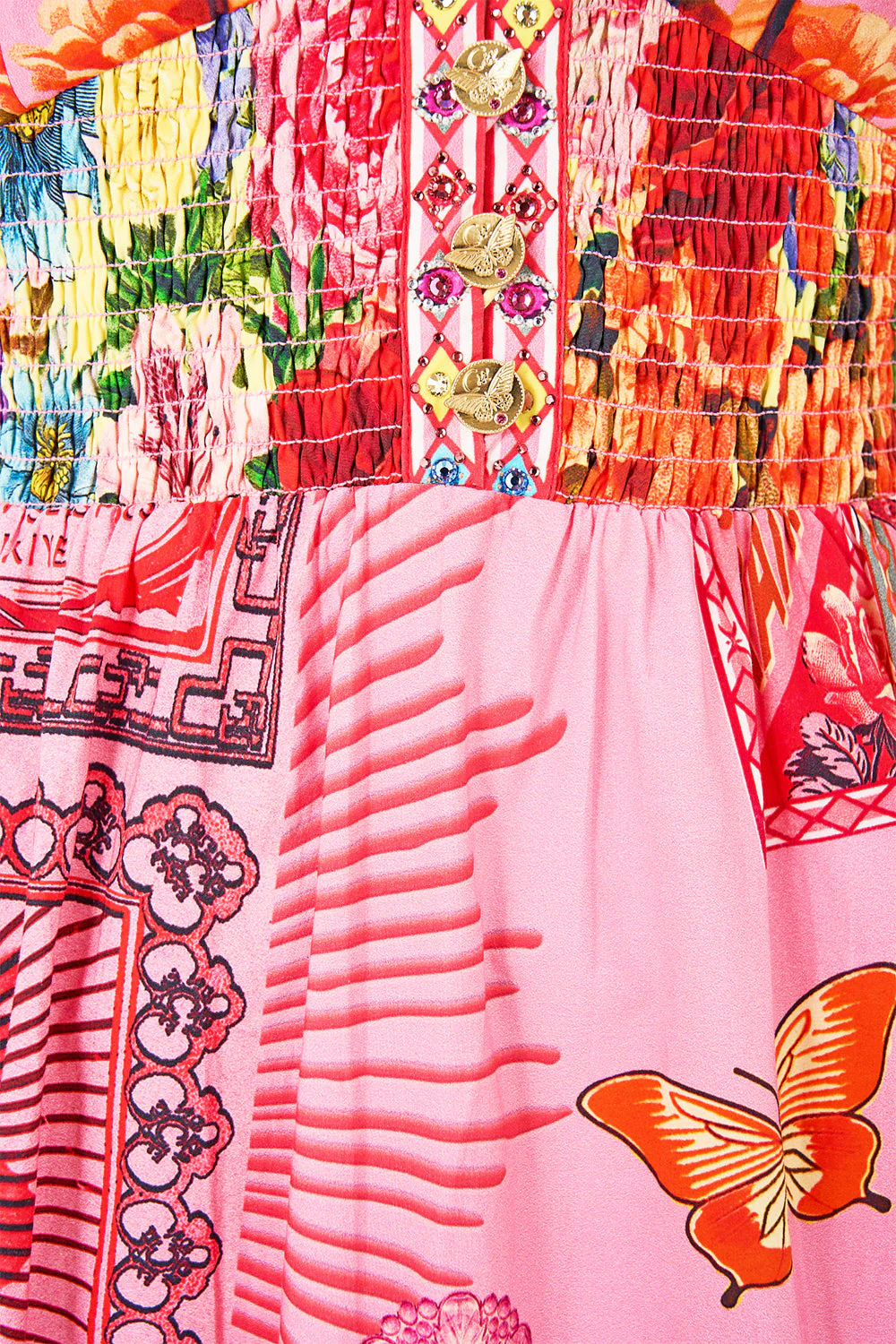 TIERED DRESS WITH NECK FRILL COLLAGE KINGDOM - Image 8