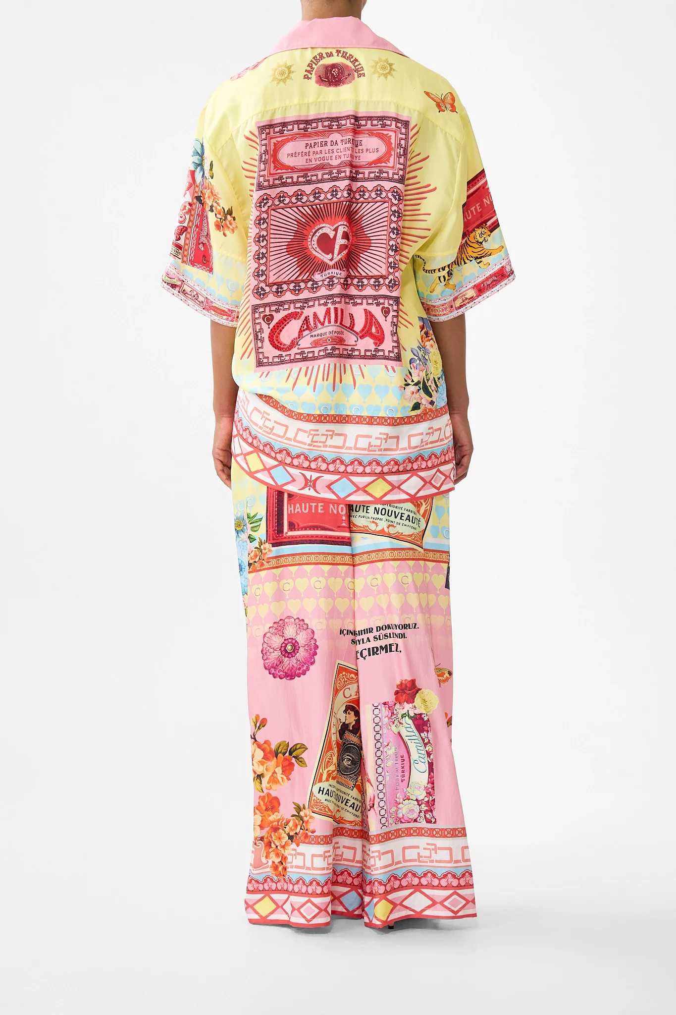 OVERSIZED SHIRT WITH POCKET COLLAGE KINGDOM - Image 2