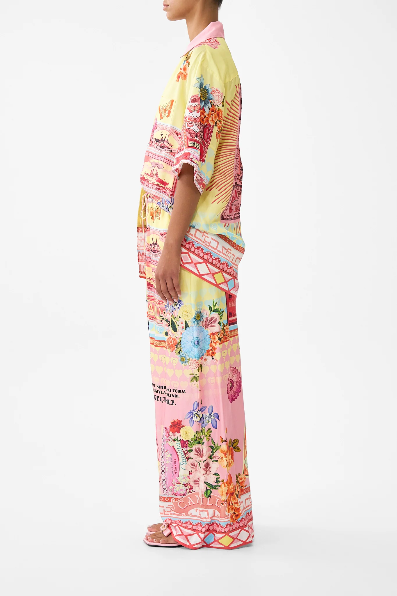OVERSIZED SHIRT WITH POCKET COLLAGE KINGDOM - Image 4