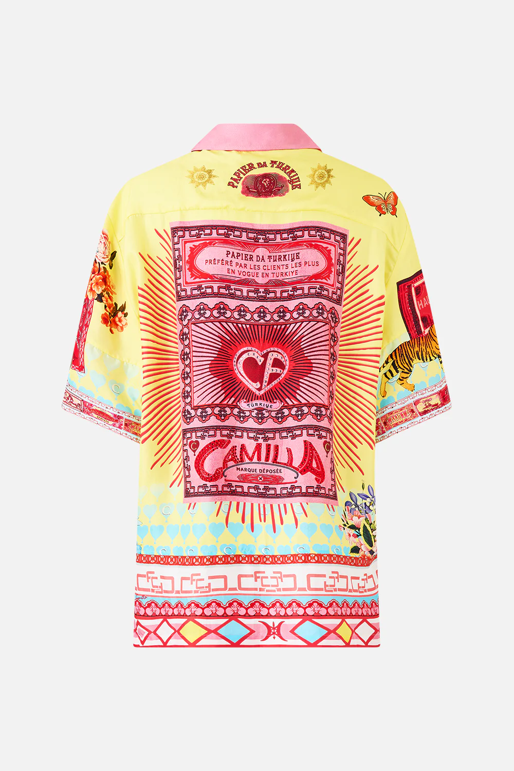 OVERSIZED SHIRT WITH POCKET COLLAGE KINGDOM - Image 6