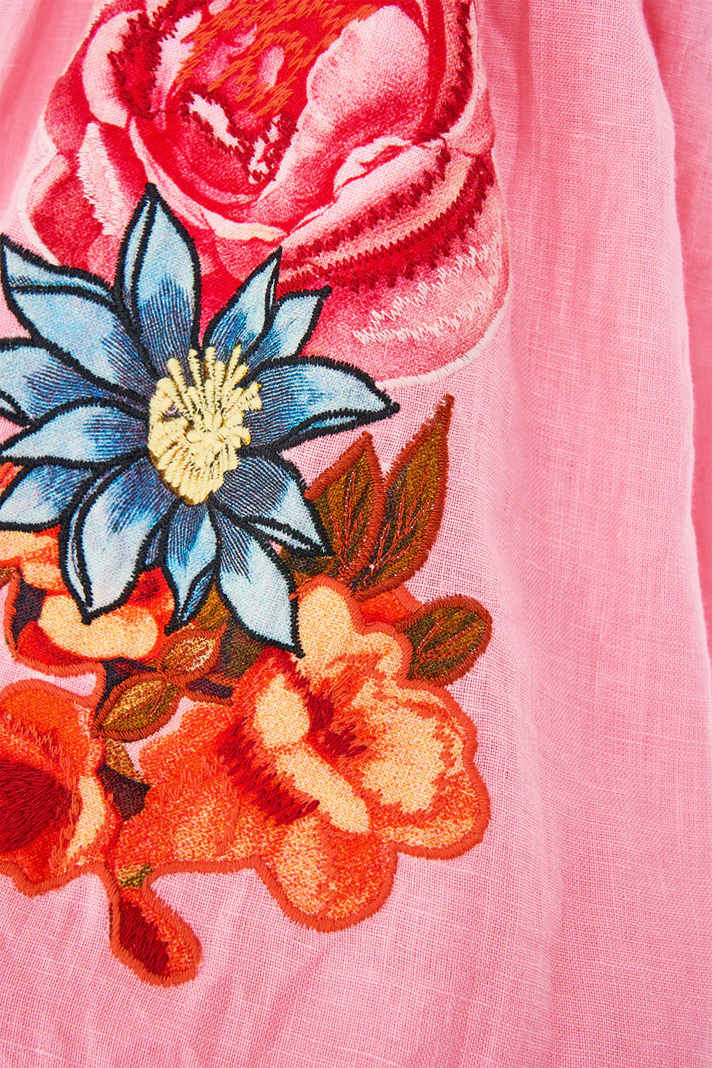 TIE FRONT PUFF SLEEVE TOP COLLAGE KINGDOM - Image 8