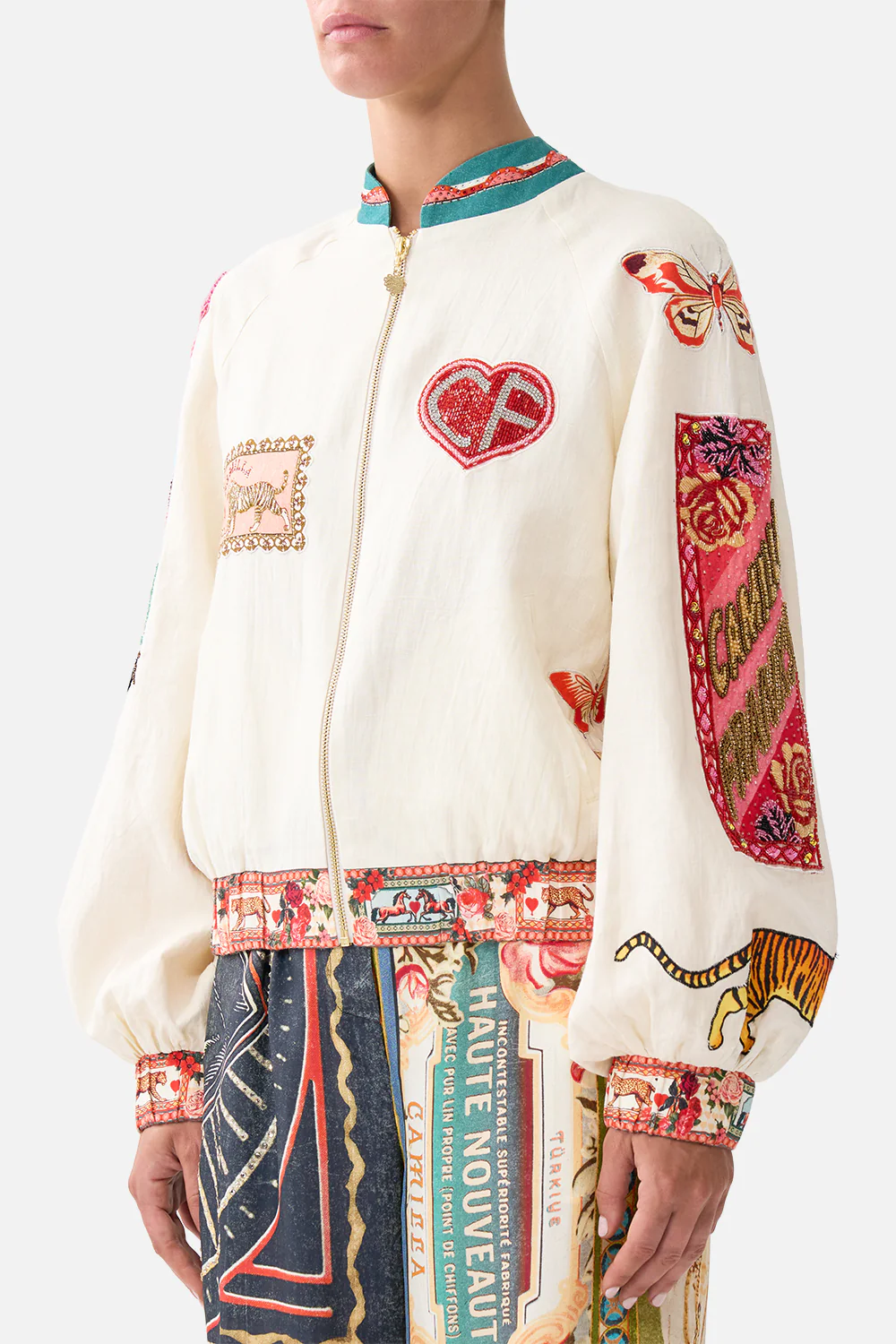 BOMBER JACKET WITH CUFF HIGH CLASS HOOKAH - Image 5