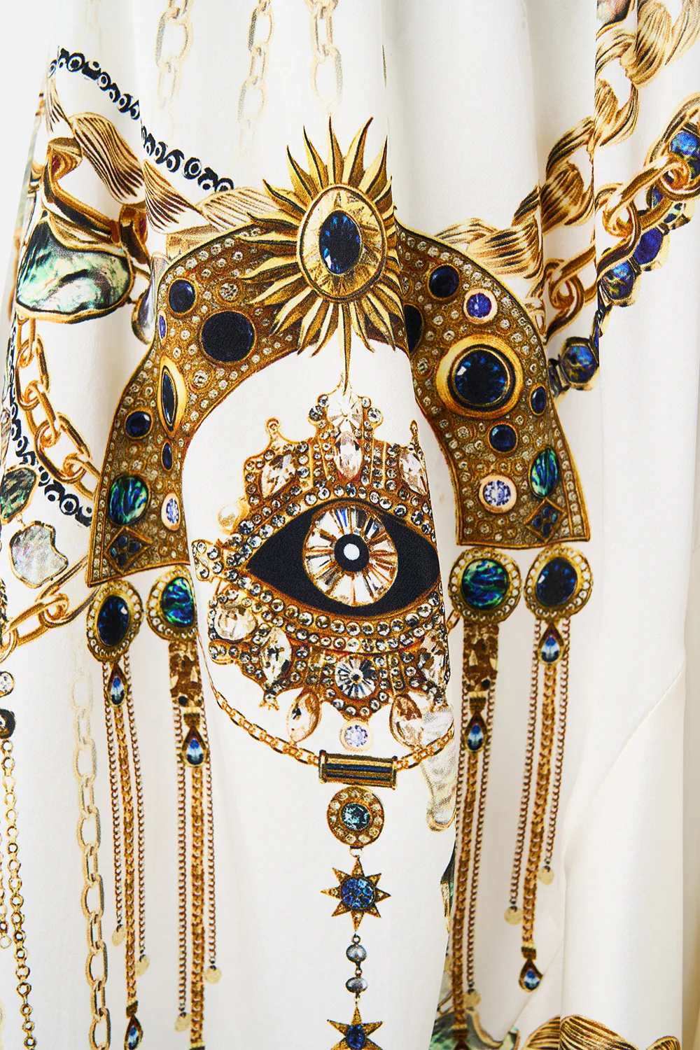 PANELLED HAREM PANT WITH TIE WAIST CHAIN GANG - Image 7