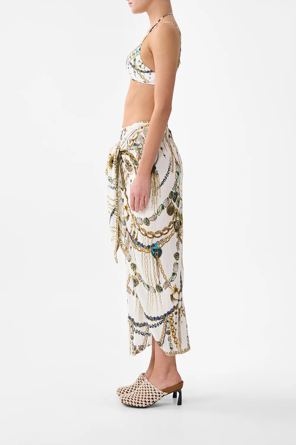 TIE FRONT SKIRT CHAIN GANG - Image 4