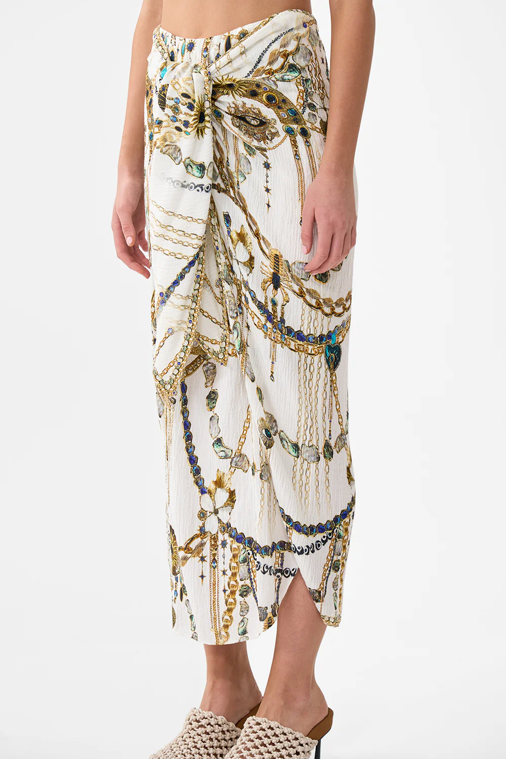 TIE FRONT SKIRT CHAIN GANG - Image 5