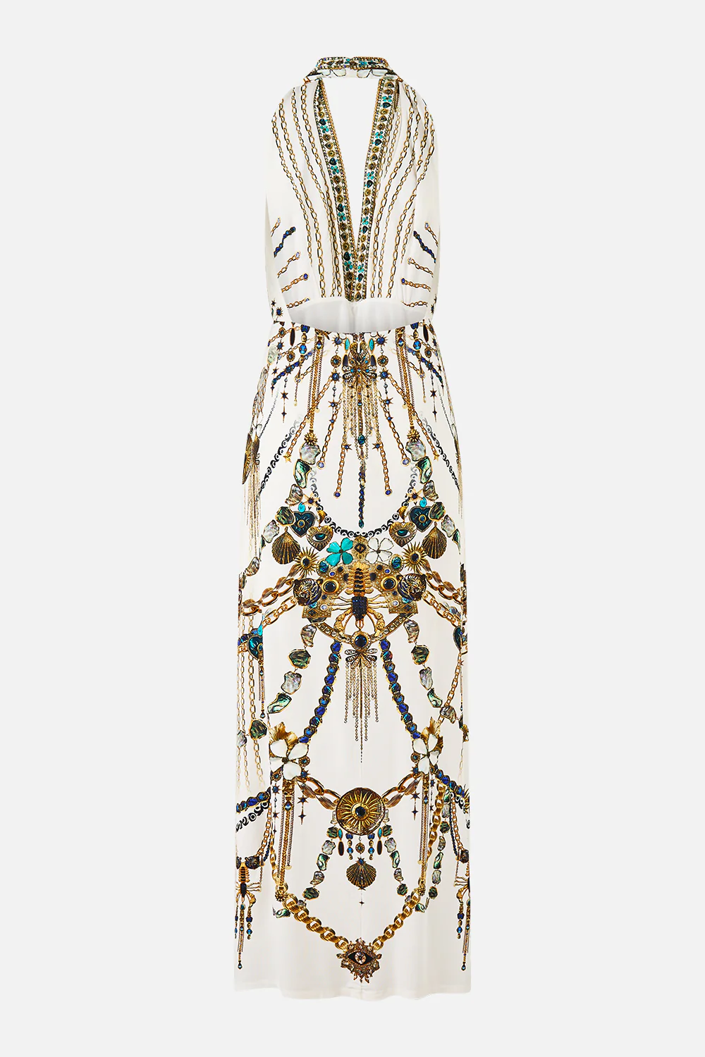 DEEP COWL PLUNGE DRESS CHAIN GANG - Image 6