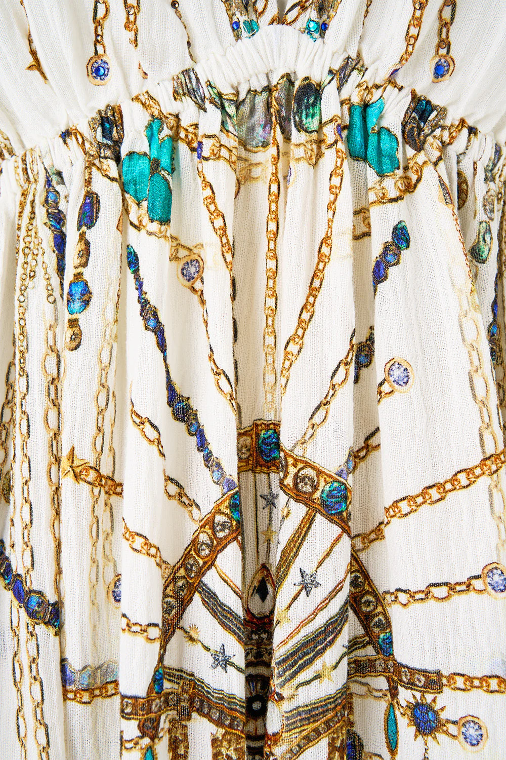 OPEN BACK LONG CAPE DRESS CHAIN GANG - Image 8