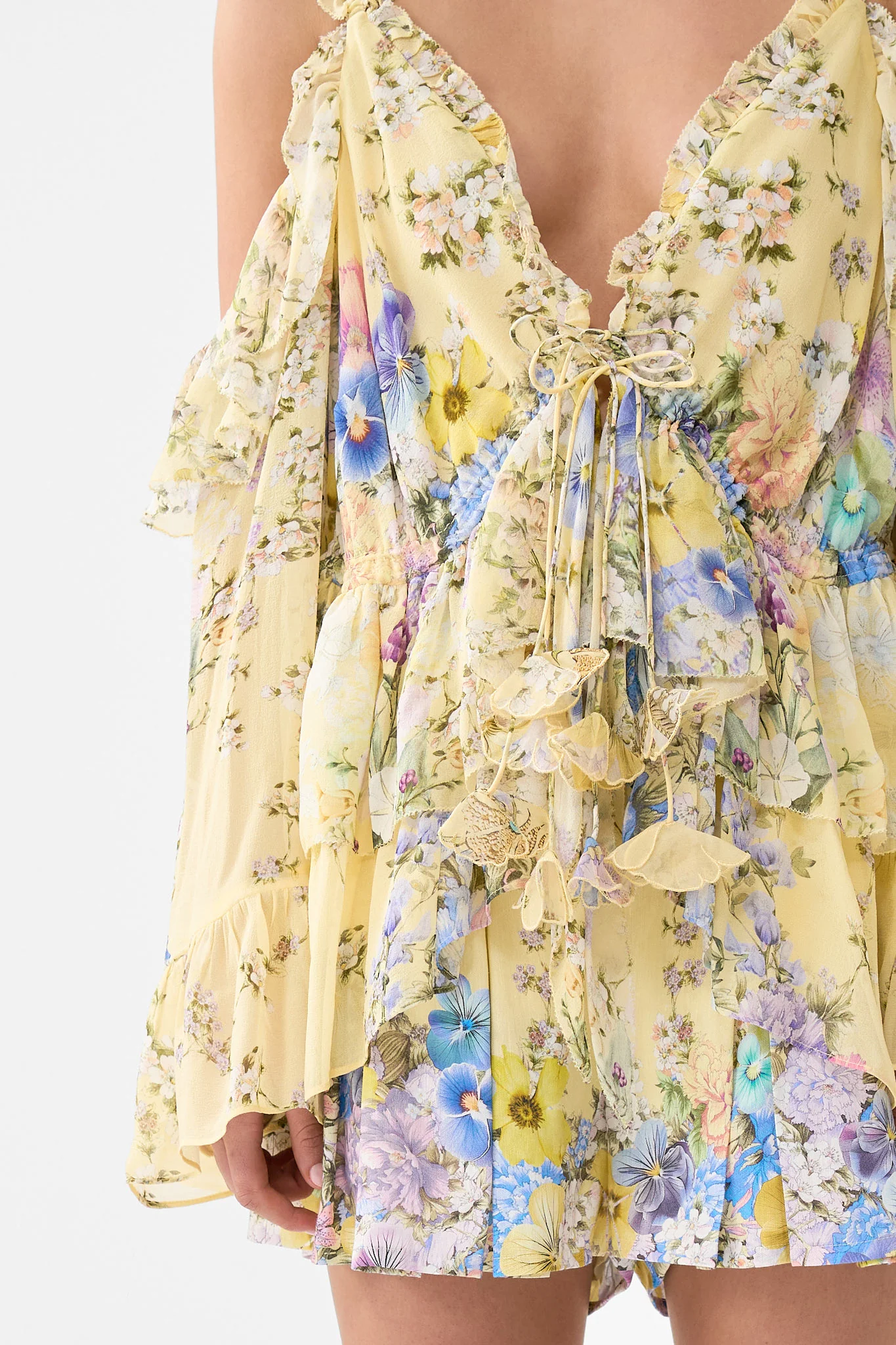 COLD SHOULDER RUFFLE TOP DARLING BUDS - Image 6