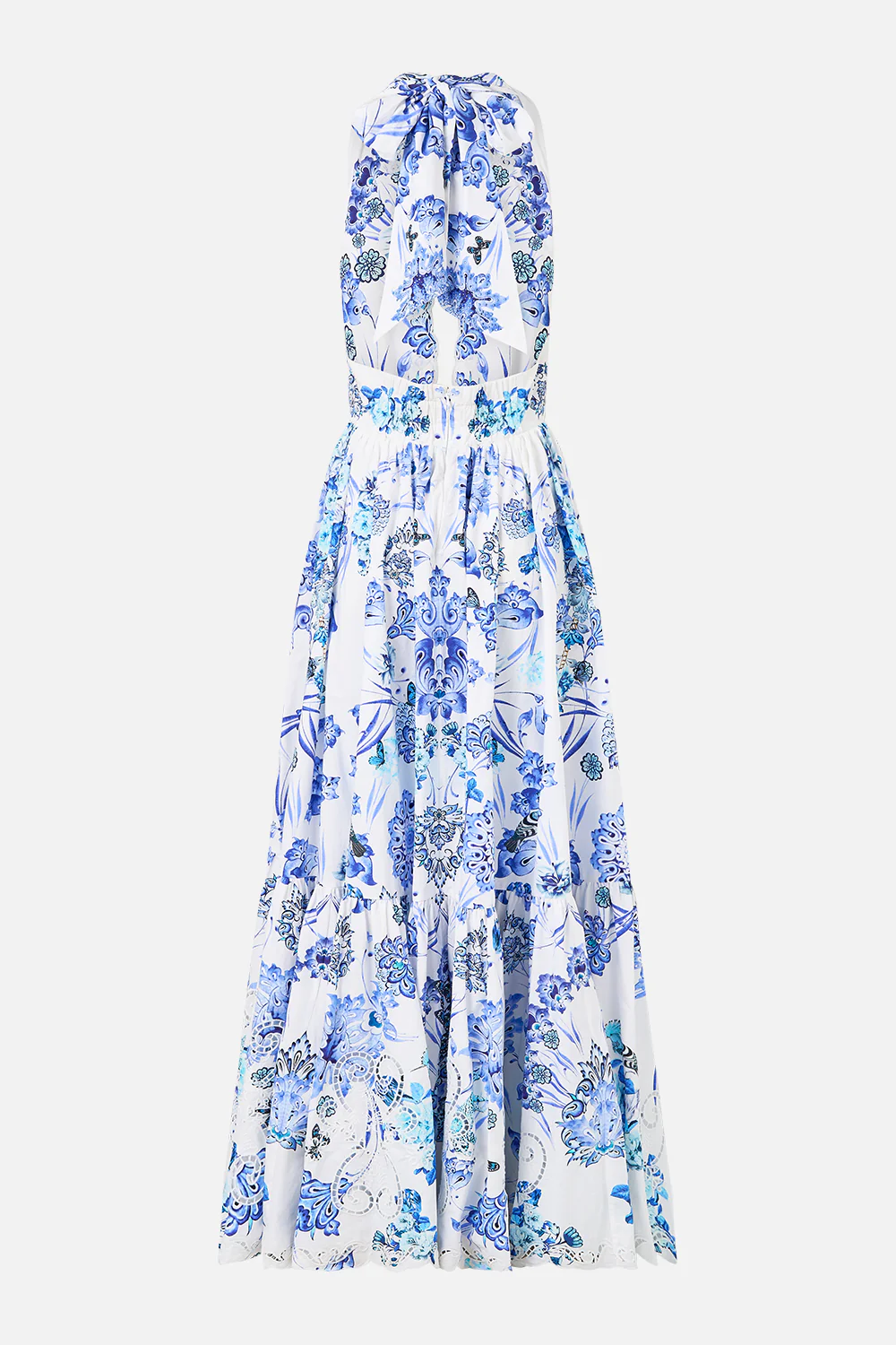 RUFFLE HEM HALTER DRESS ALL ABOUT THAT LACE - Image 7