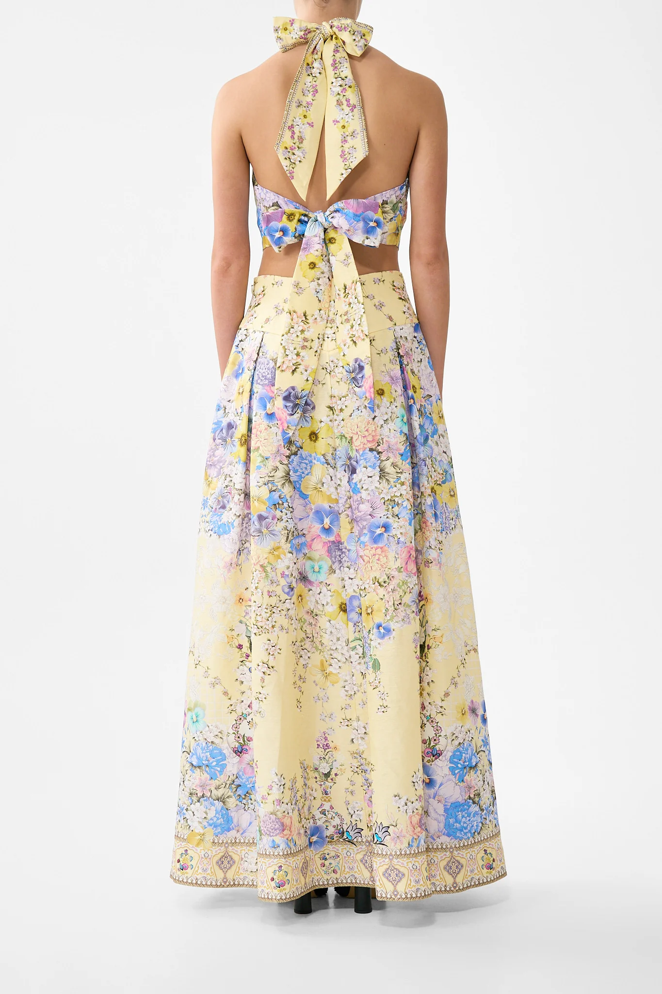 CORSET WAIST MAXI SKIRT DARLING BUDS - Image 2