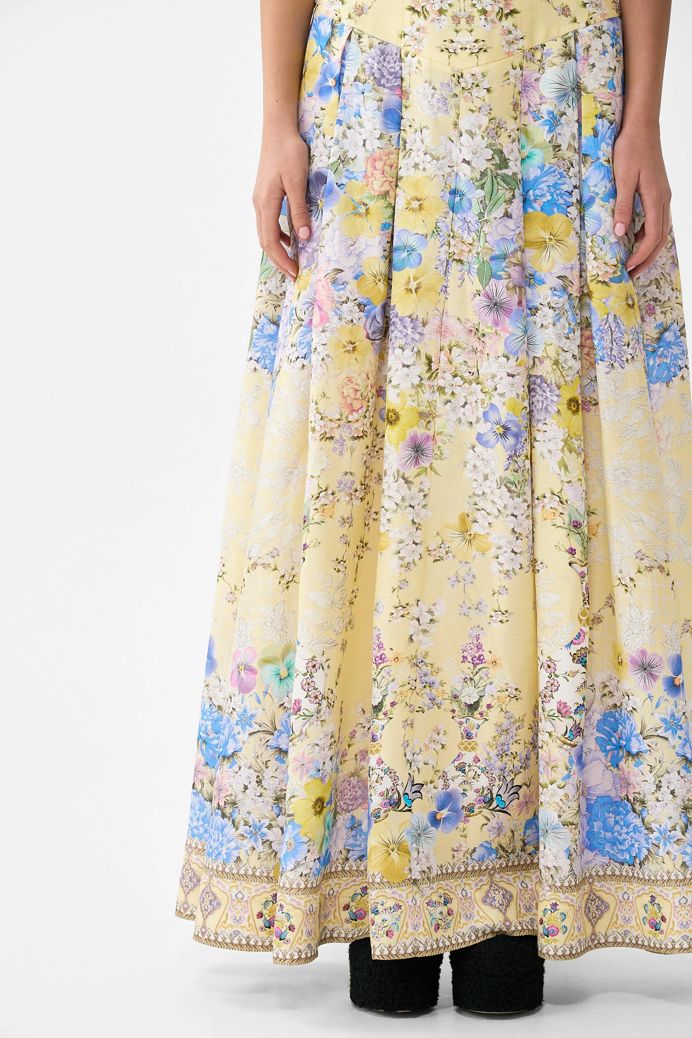 CORSET WAIST MAXI SKIRT DARLING BUDS - Image 5