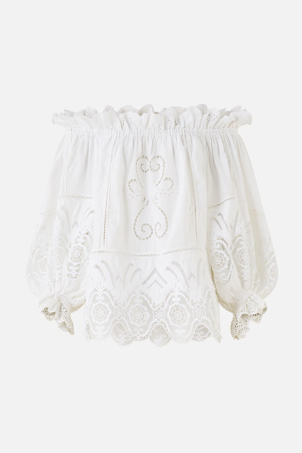 FRILL OFF SHOULDER TOP ALL ABOUT THAT LACE - Image 3