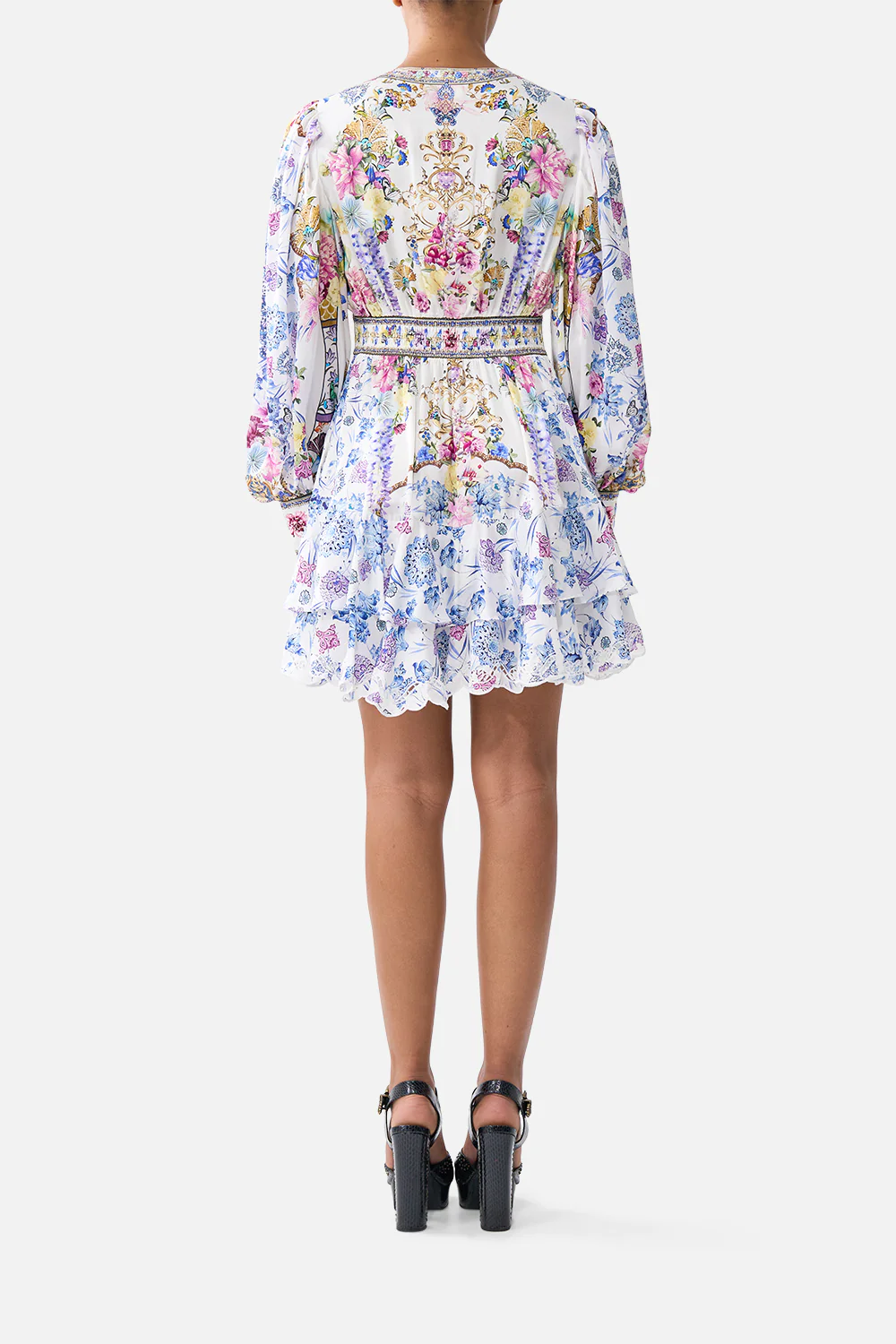 BUTTON FRONT FRILL DRESS ALL ABOUT THAT LACE - Image 2