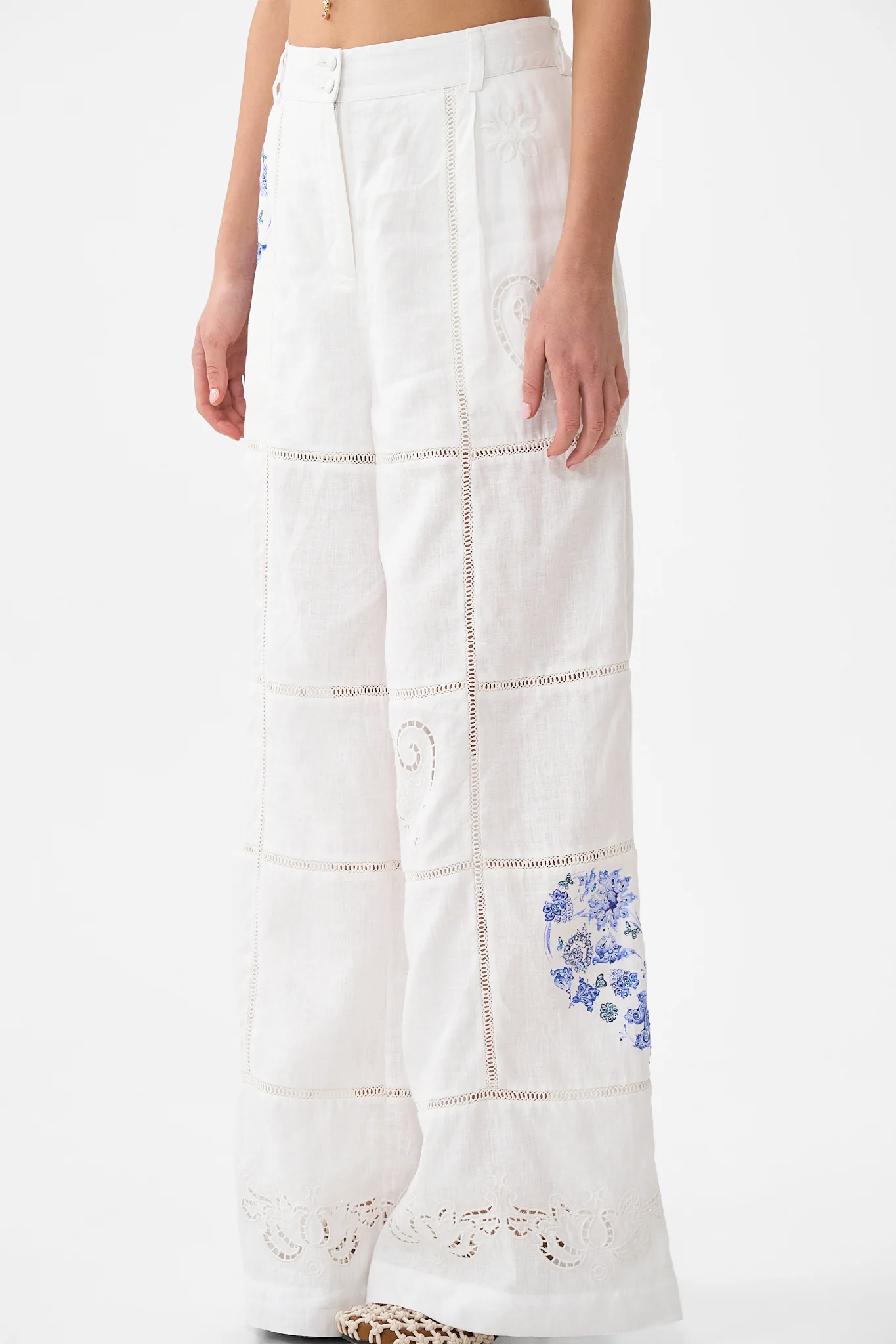 WIDE LEG WAISTED PANT ALL ABOUT THAT LACE - Image 6