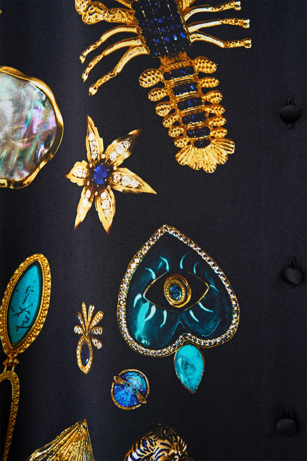 SHIRT DRESS WITH BACK BUTTON DETAIL AMULETS AND ALCHEMY - Image 8
