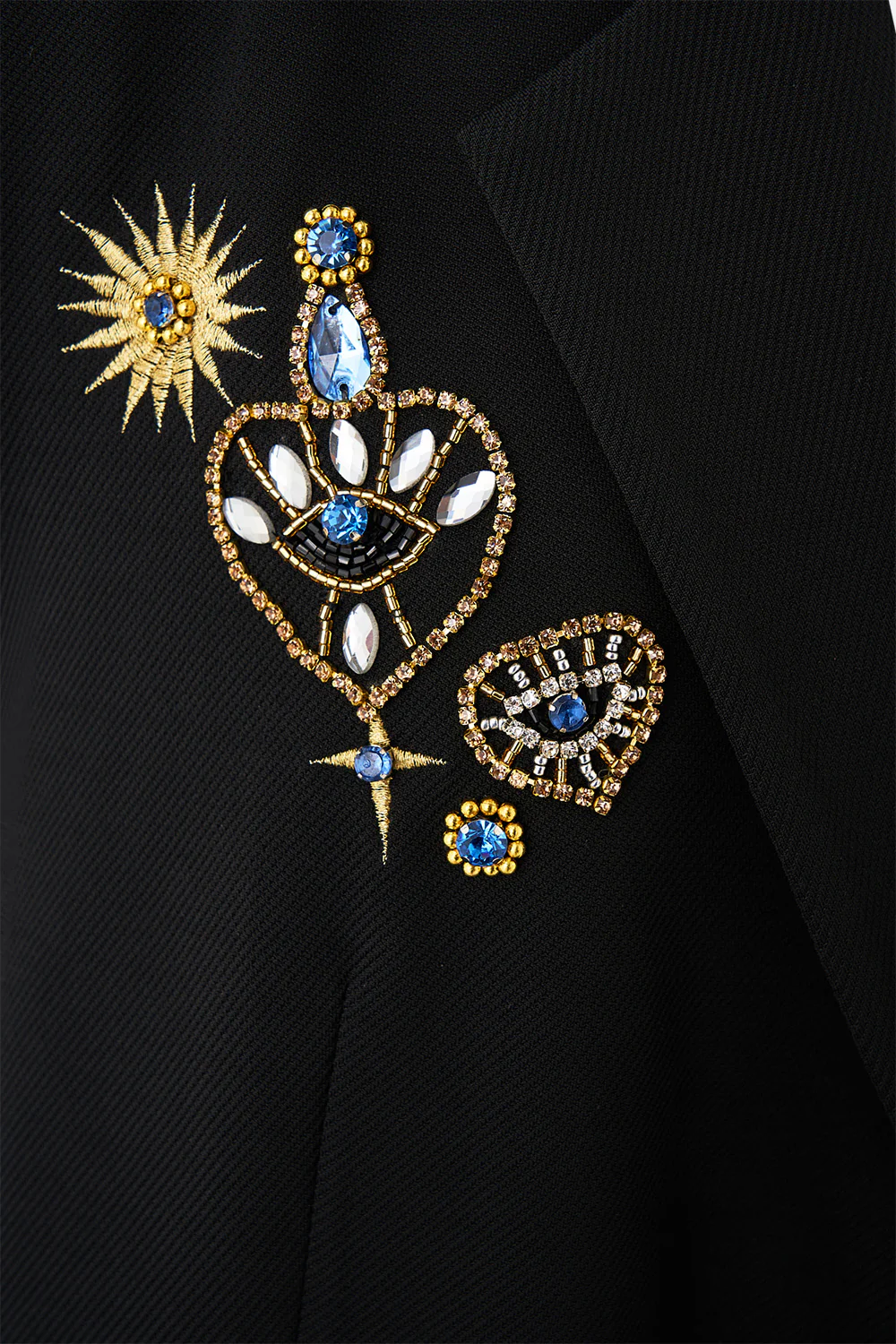 TAILORED SLEEVELESS VEST AMULETS AND ALCHEMY - Image 8