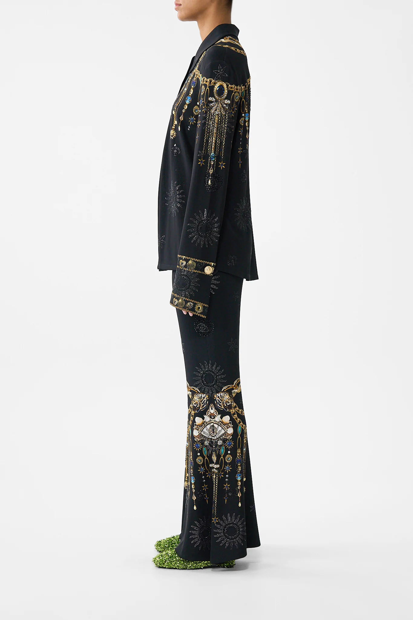 JERSEY FLARED PANT AMULETS AND ALCHEMY - Image 4