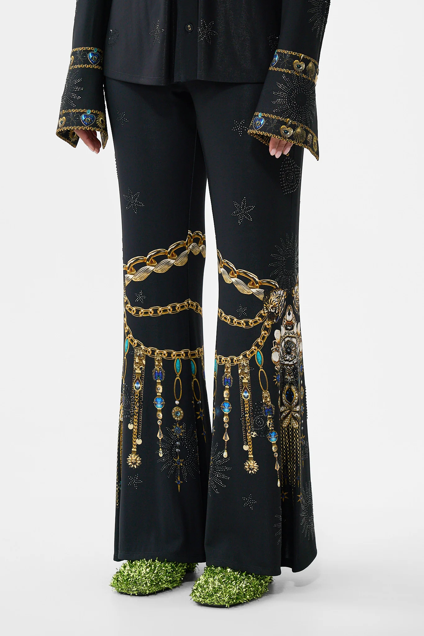 JERSEY FLARED PANT AMULETS AND ALCHEMY - Image 5
